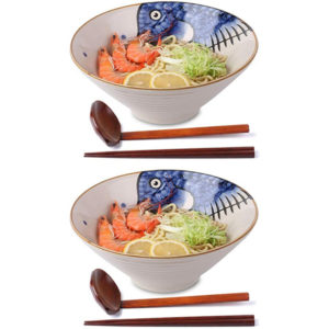 Japanese Ramen Bowls, 60 oz, Set of 2 – kook